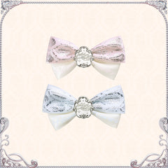 Flower Knows Swan Ballet Hair Clip