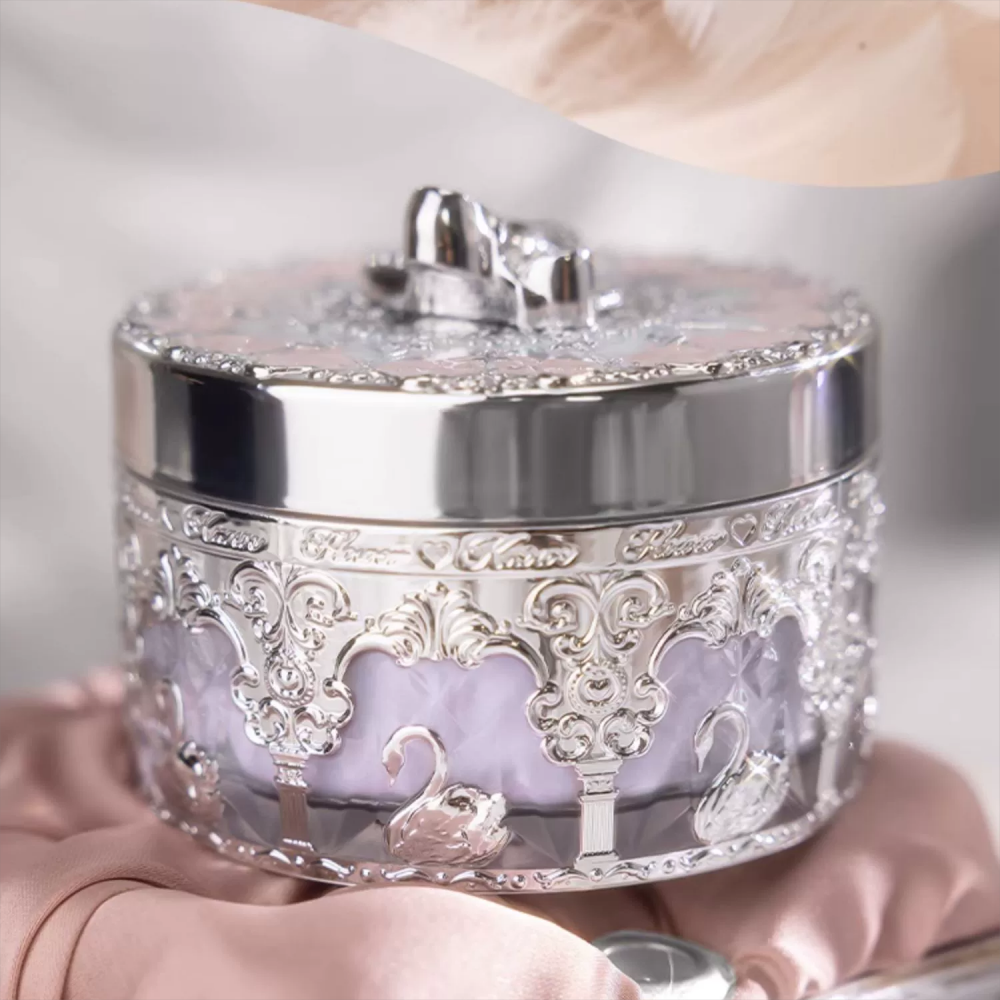 Ramadan Radiance Sale-Flower Knows Swan Ballet Music box Loose Setting Powder