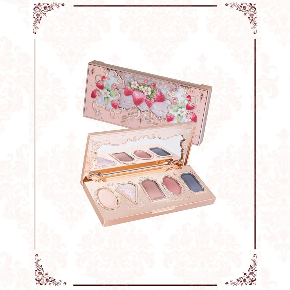 Flower Knows Strawberry Rococo 5 Color Eyeshadow Palette