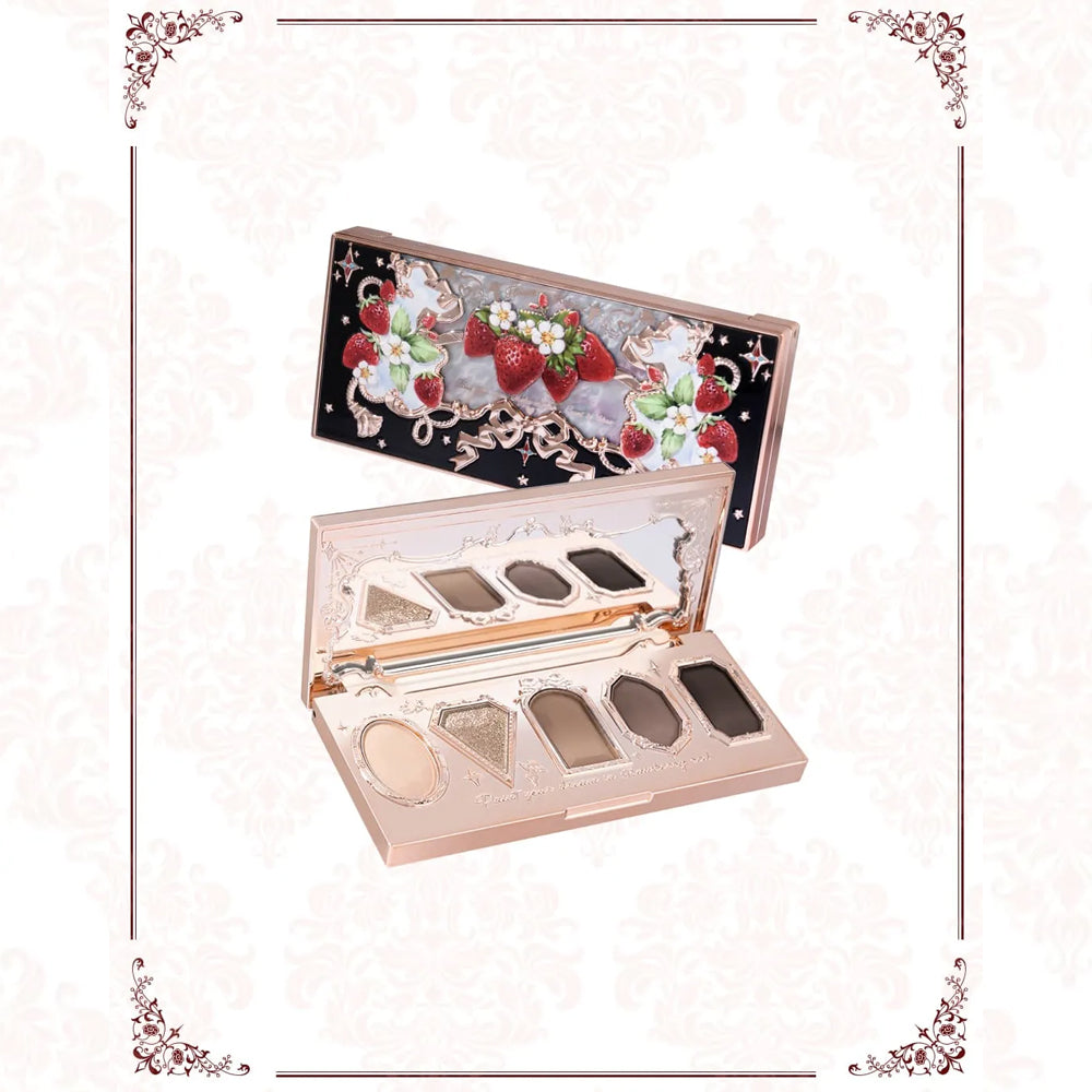 Flower Knows Strawberry Rococo 5 Color Eyeshadow Palette