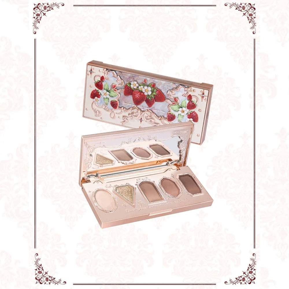 Flower Knows Strawberry Rococo 5 Color Eyeshadow Palette